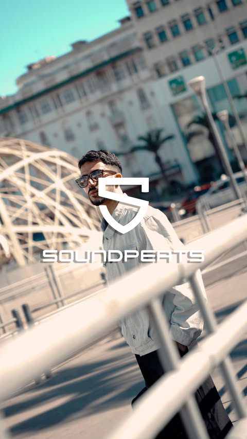 Instagram post by @ysrimi for SOUNDPEATS. Caption reads: SoundPEATS AirClip — open-ear freedom for every....