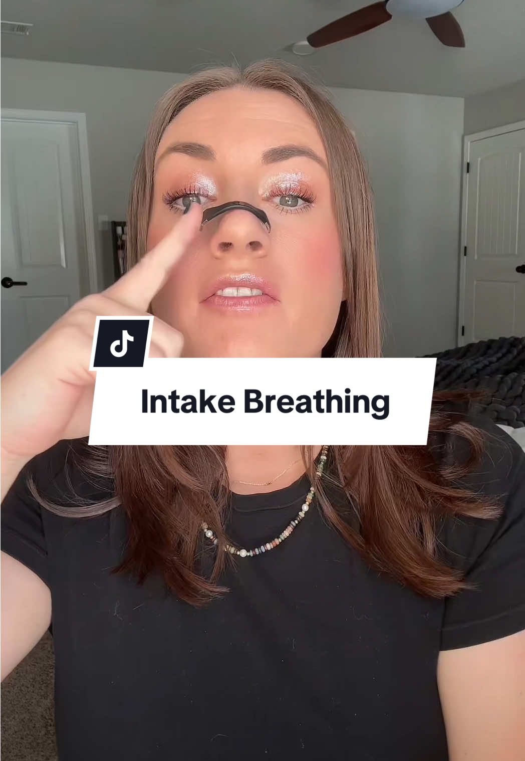 TikTok post by @maknificent_things for Intake Breathing. Caption reads: [...] over! But good breathing never is! @Intake....