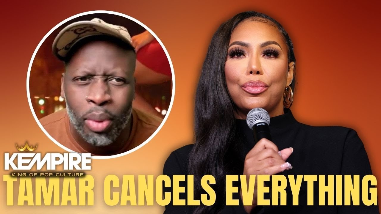 YouTube post by @Kempire for Buttah Skin. Caption reads: Tamar Braxton CANCELS Album & Announces Departure....
