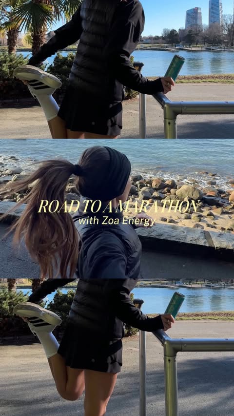 Instagram post by @micjanee for ZOA Energy. Caption reads: [...] matters, especially on long runs. ⚡....