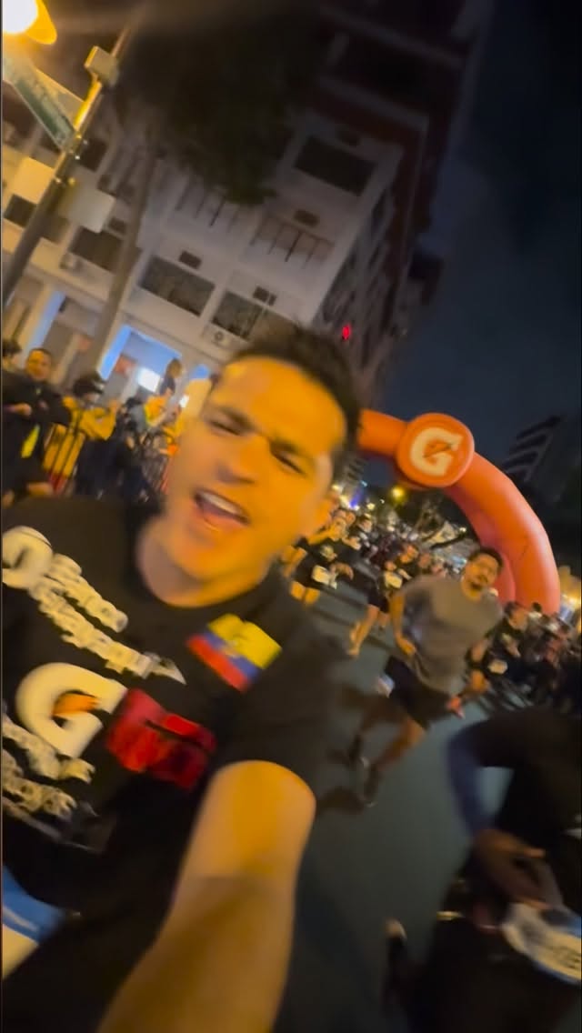 Instagram post by @fmolestinae for Gatorade. Caption reads: Siempre un placer mi Perla hermosa ❤️🏃🏻‍♂️🇪🇨🌎....