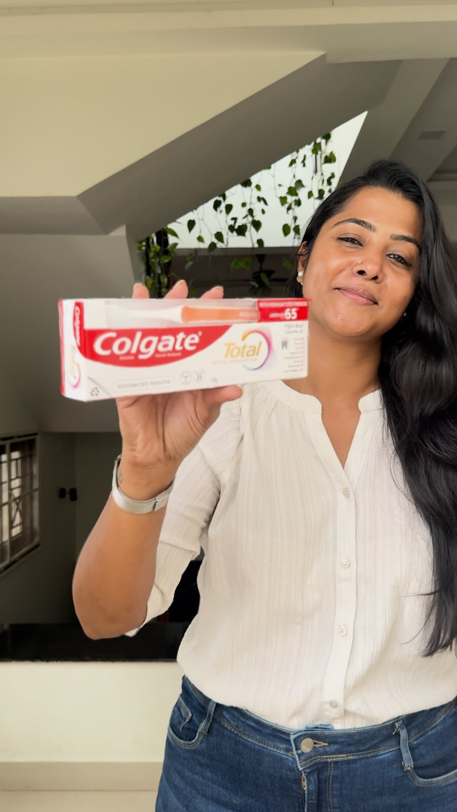 Instagram post by @consciouslivingwithshalini for Colgate Inn. Caption reads: ✨ Don’t miss these 3 key steps to complete....