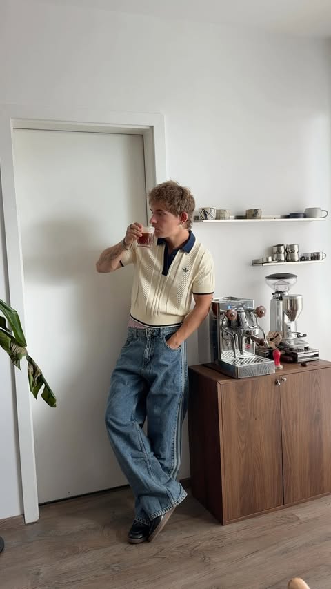 Instagram post by @aaron.snl for Zalando. Caption reads: [...] inside and outside @adidasoriginals @zalando.