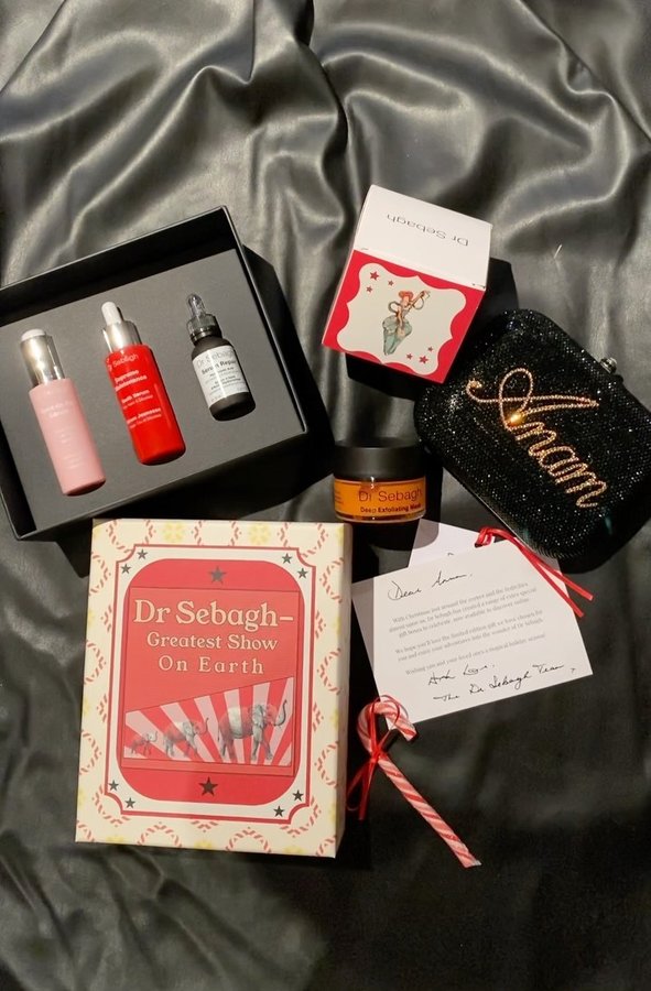 Instagram post by @anamfalak for Dr Sebagh. Caption reads: My love affair with @drsebagh began when they sent....