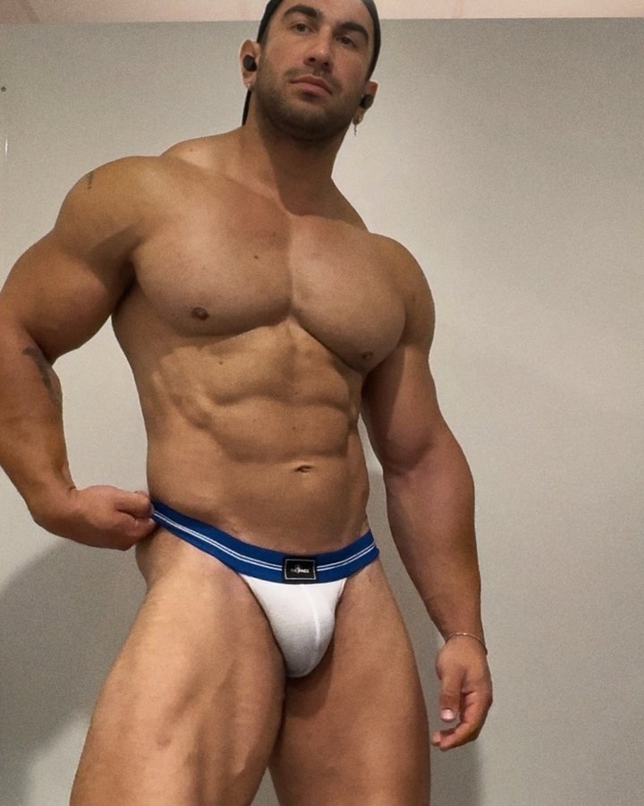 Instagram post by @matigal_ for ThePack Underwear. Caption reads: Checkin’

.

#fitness #gym #workout....