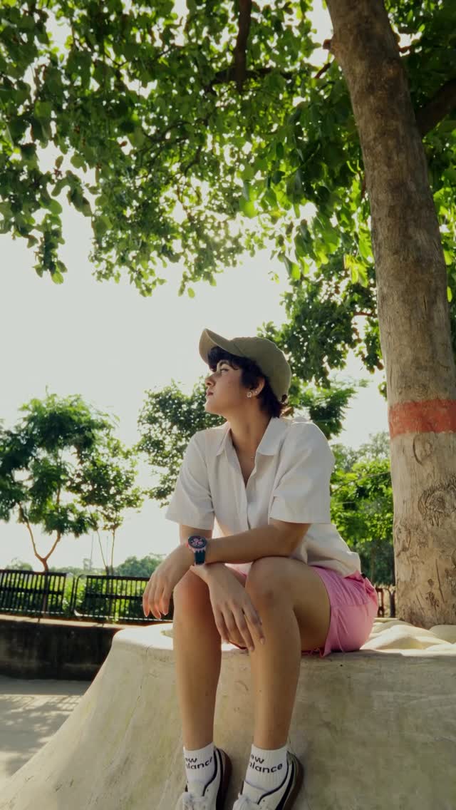 Instagram post by @asmitapathik for Swatch. Caption reads: Dressing my wrist like I dress my fits
Because....