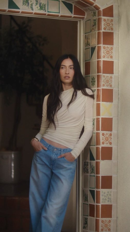 Instagram post by @jmaumau for AG Jeans. Caption reads: Had the chance to sit down with @agjeans and....