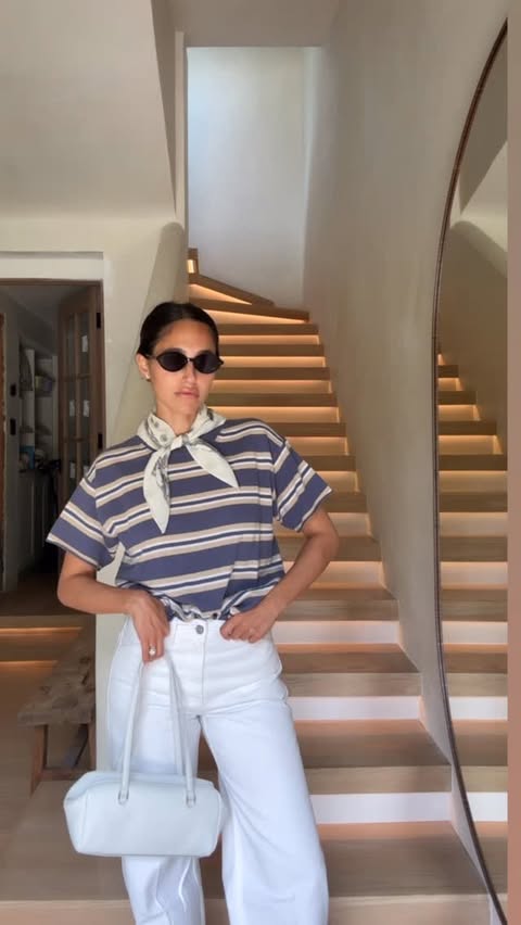 Instagram post by @styledbya for J.Crew. Caption reads: [...] and polished. Wearing my favorites from....