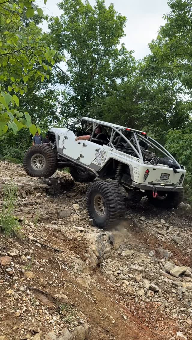 Instagram post by @projectoverkill_jt for MickeyThompsonTires. Caption reads: Climbing this like it’s nothing. Monday, you’re....