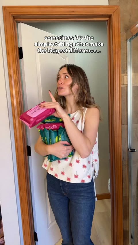 Instagram post by @thedailynatalie for goodwipes. Caption reads: If you haven’t switched to @goodwipes yet in 2026,....