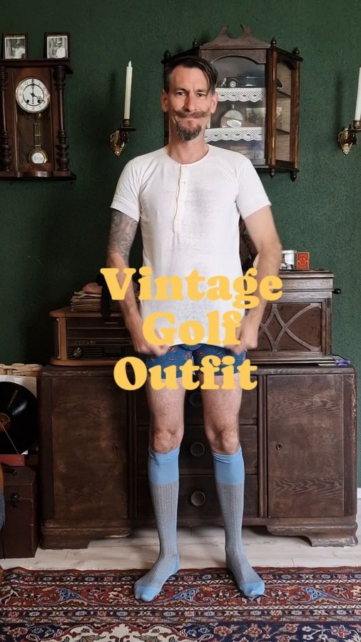 Instagram post by @the_vintagelover for Death Grip Wax. Caption reads: [...] 👖@veconavintage 💈@deathgripwax Cufflinks....