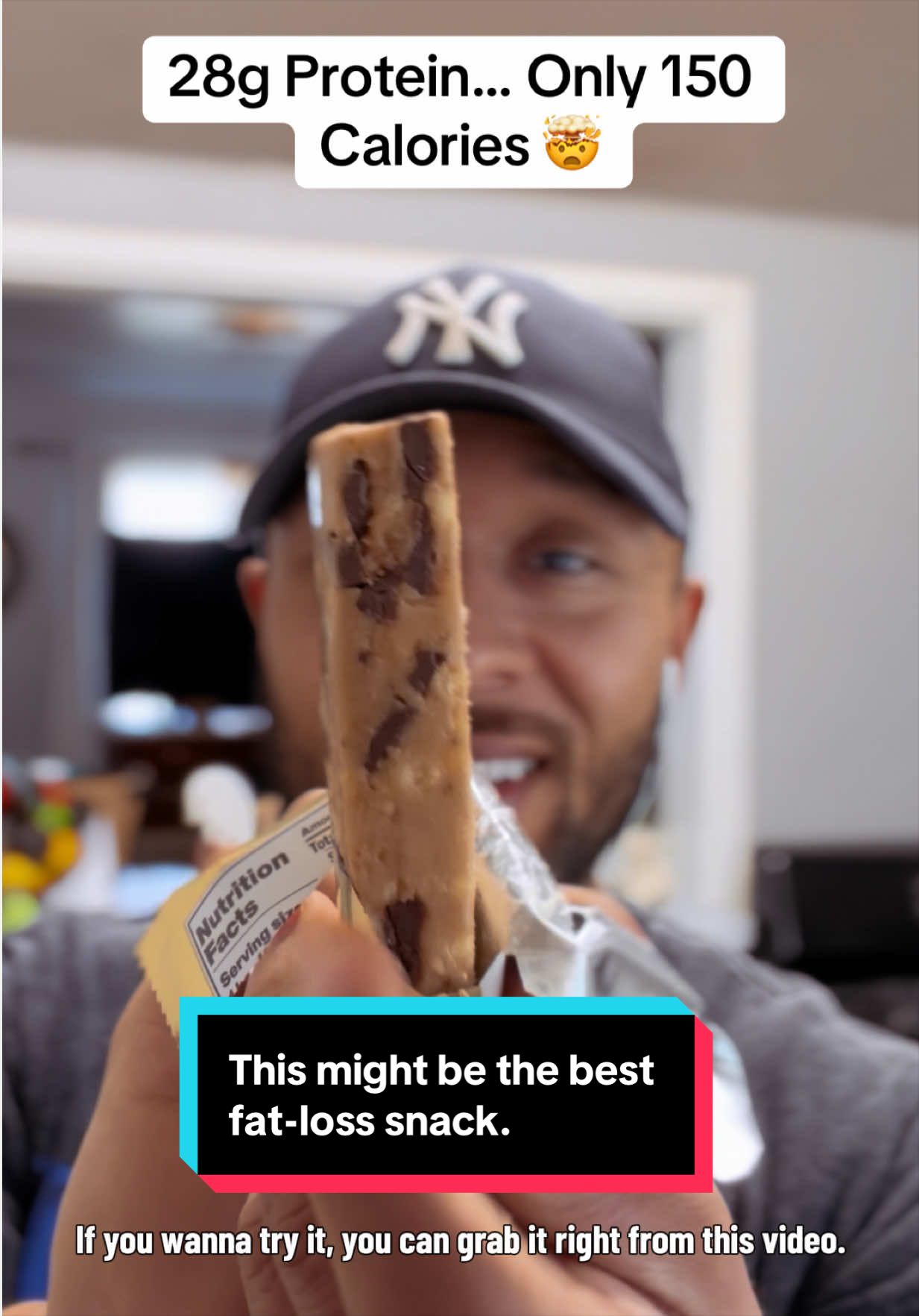 TikTok post by @fiitvsfood for David Protein. Caption reads: [...] try it while it’s still available. @David....