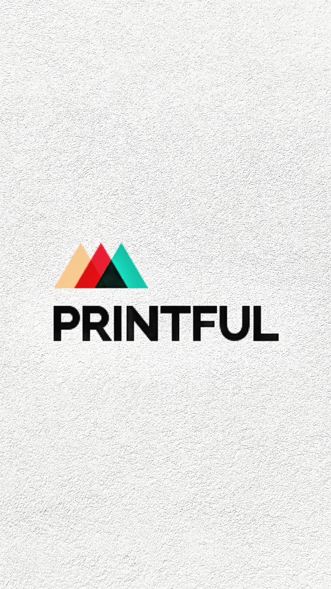 TikTok post by @criminal__acttv for Printful. Caption reads: Use @Printful to build and add to your online....