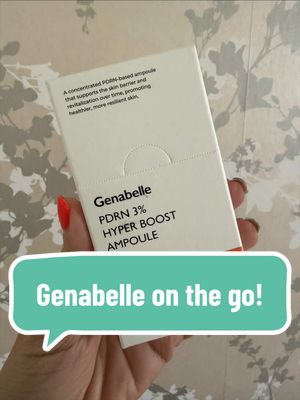 TikTok post by @tanya.haskins.skincare for Genabelle. Caption reads: #AD the new @Genabelle PDRN 3% hyper boost....