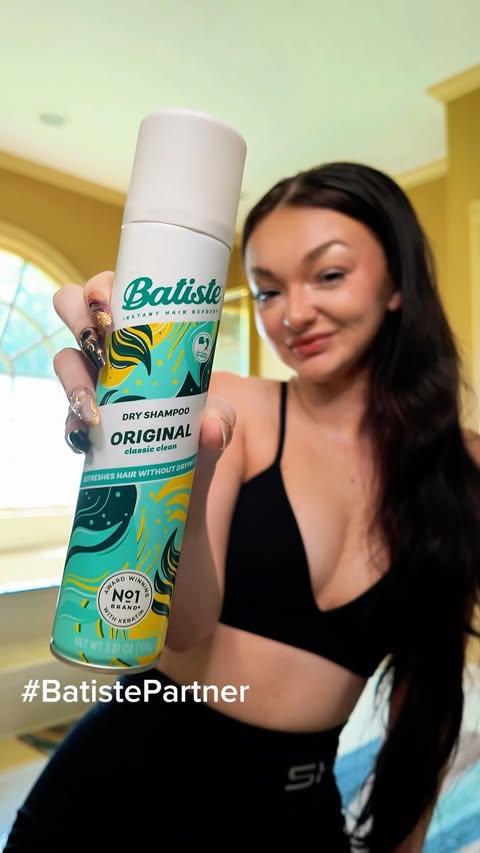 Instagram post by @lexiegreene_ for Batiste US. Caption reads: Bad hair day? Not on my watch ✨ Batiste Dry....