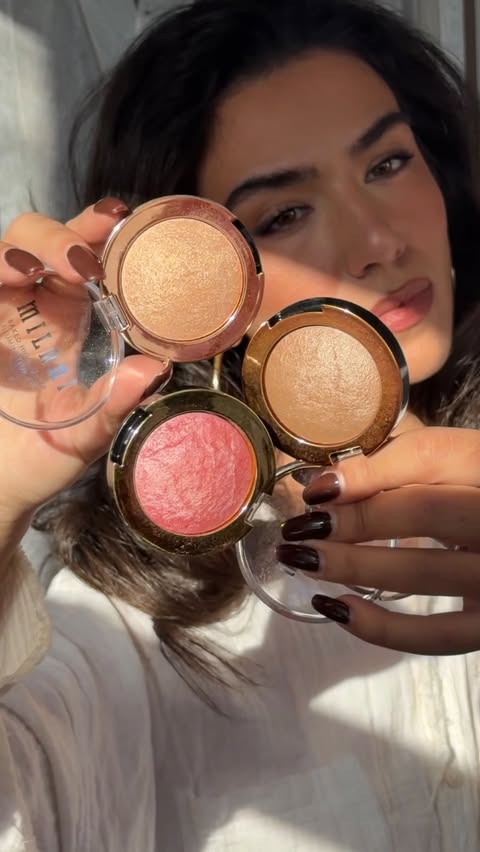 Instagram post by @janjan.maria for Milani Cosmetics. Caption reads: the most radiant base thanks to the new....