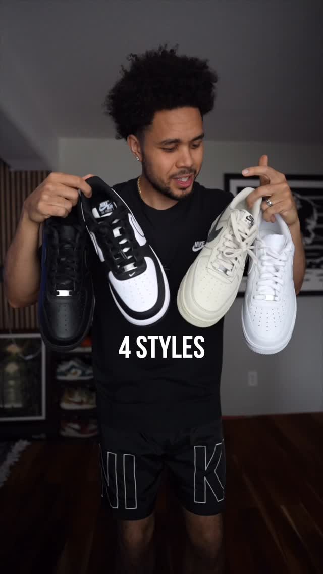 Instagram post by @mikethecompass for Champs Sports. Caption reads: #ad Air Forces all summer @champssports which are....