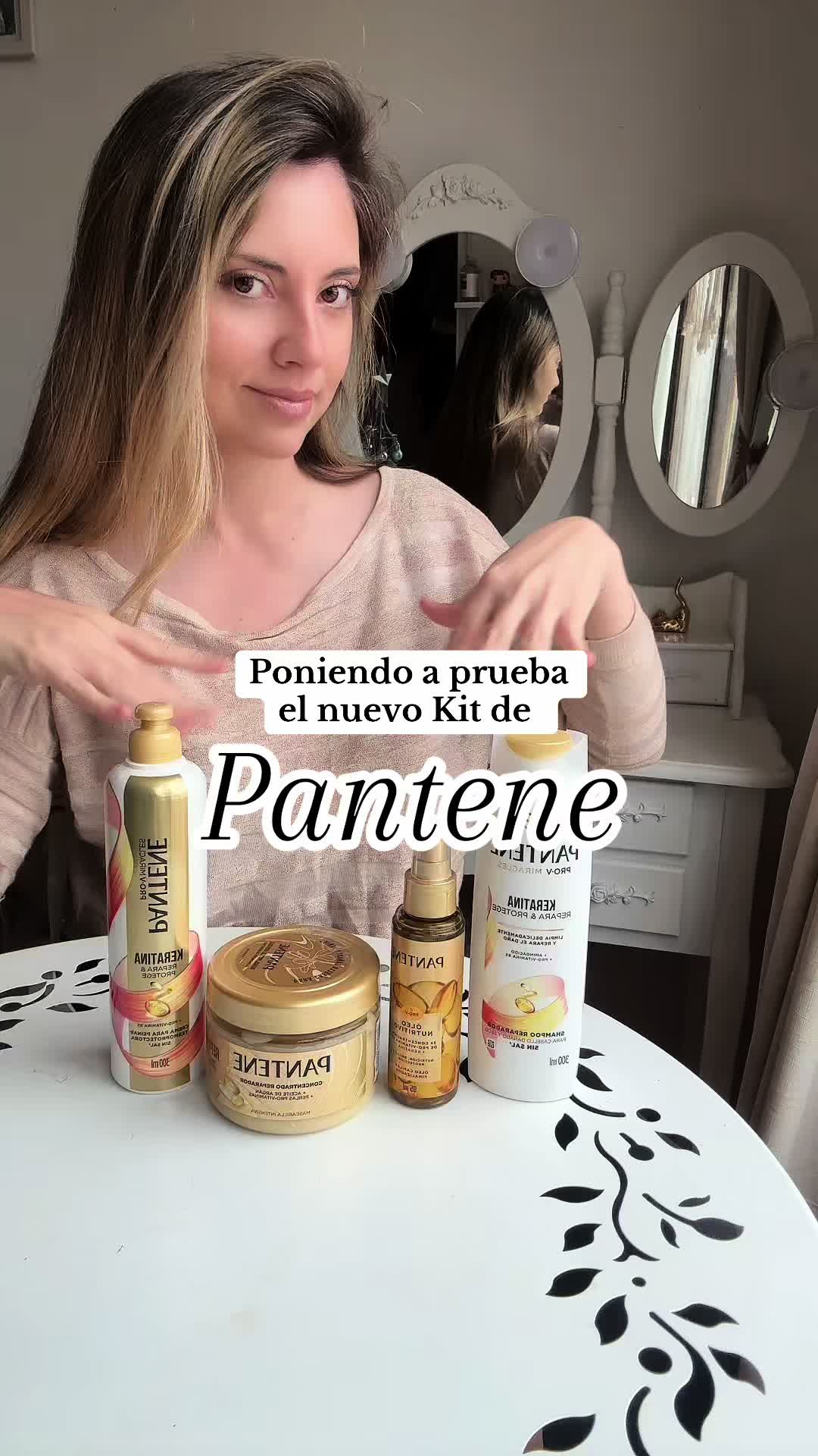TikTok post by @kari_salazaraylwin for ForMe Tips. Caption reads: #pelopantene #mascarillapantene....