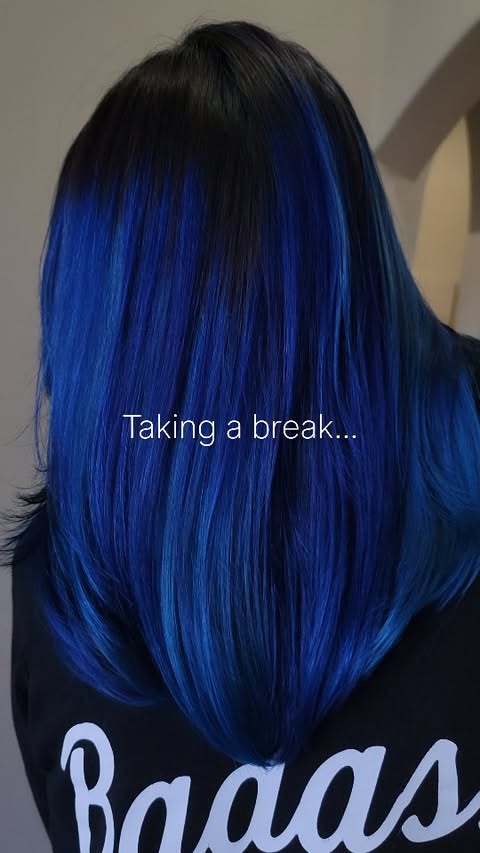 Instagram post by @hairbygino for MODERN SALON. Caption reads: You know how they say, "It's okay to take a break....