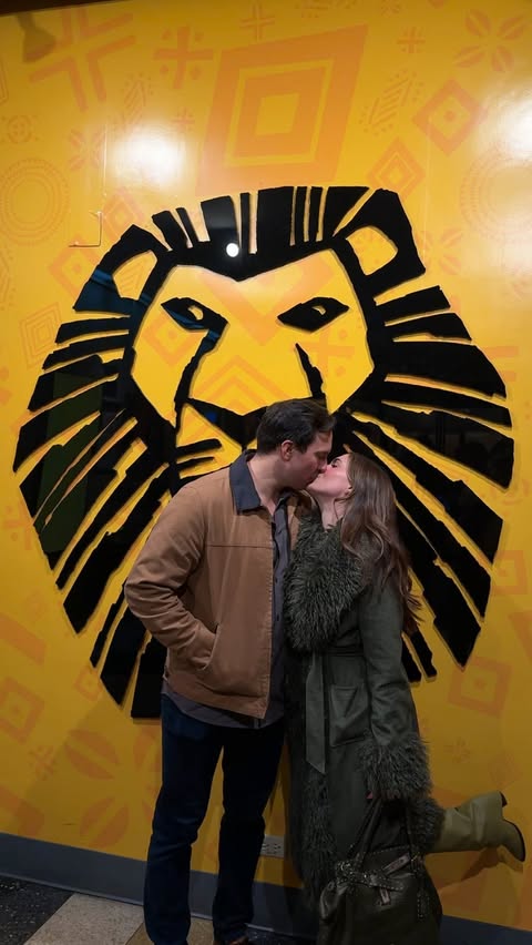 Instagram post by @annabhamm for The Lion King - Musical. Caption reads: Come with me on a backstage tour of @thelionking....
