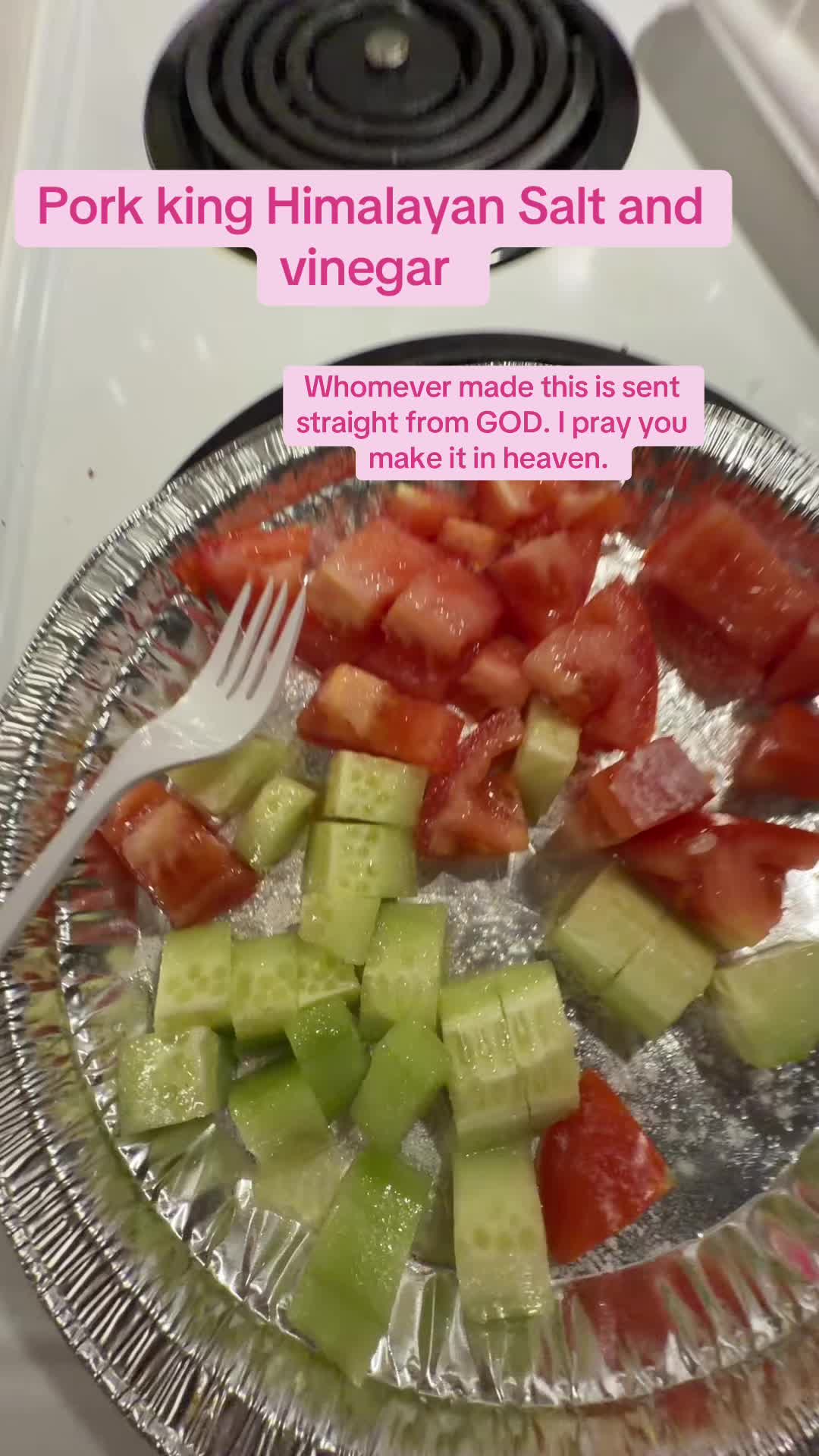 TikTok post by @jessicaj9120 for Pork King Good. Caption reads: [...] GOD. I pray you make it in heaven. @Pork....