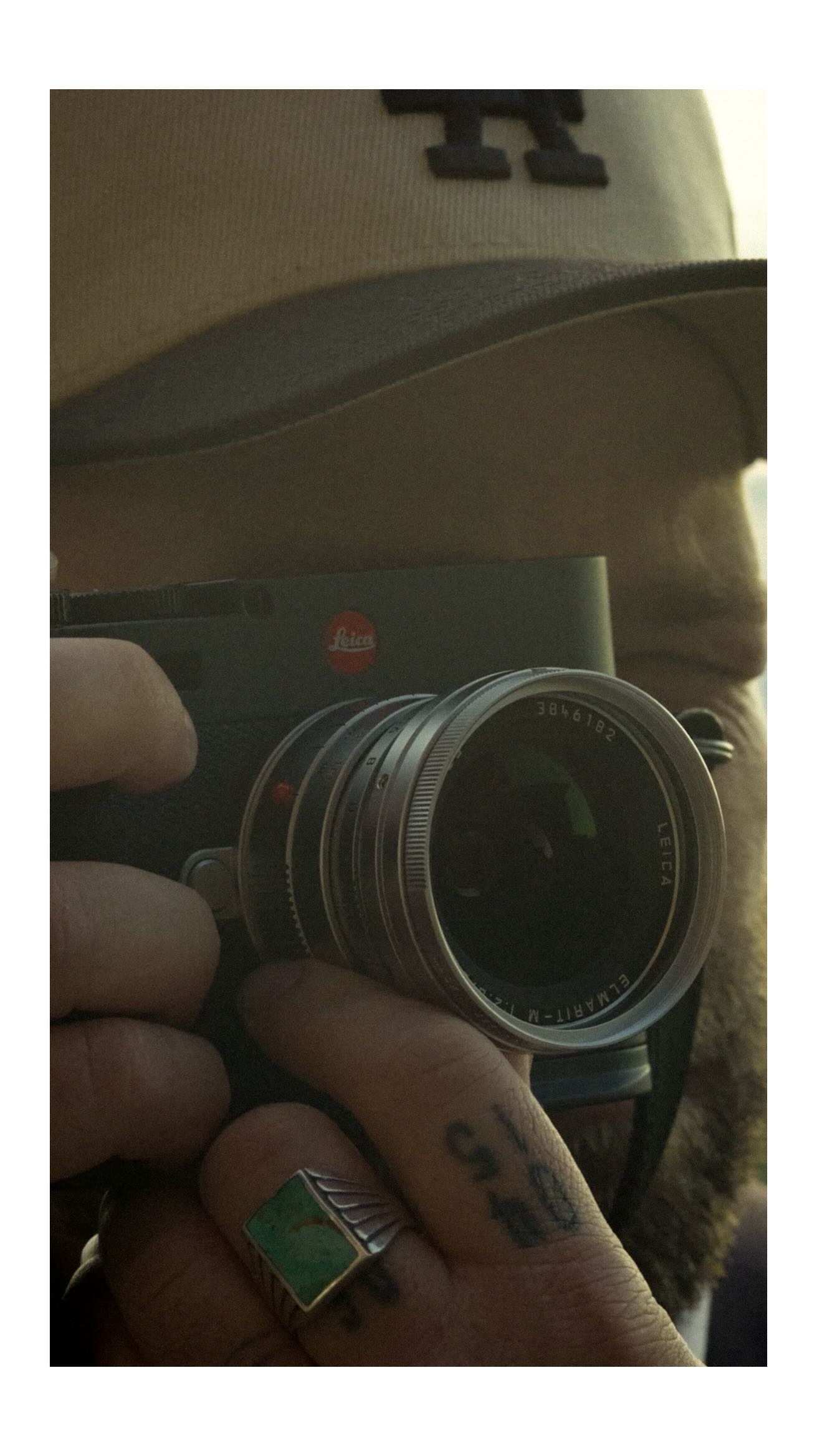 Instagram post by @jaymoxias for Leica Camera. Caption reads: [...] of working with @leica_camera....