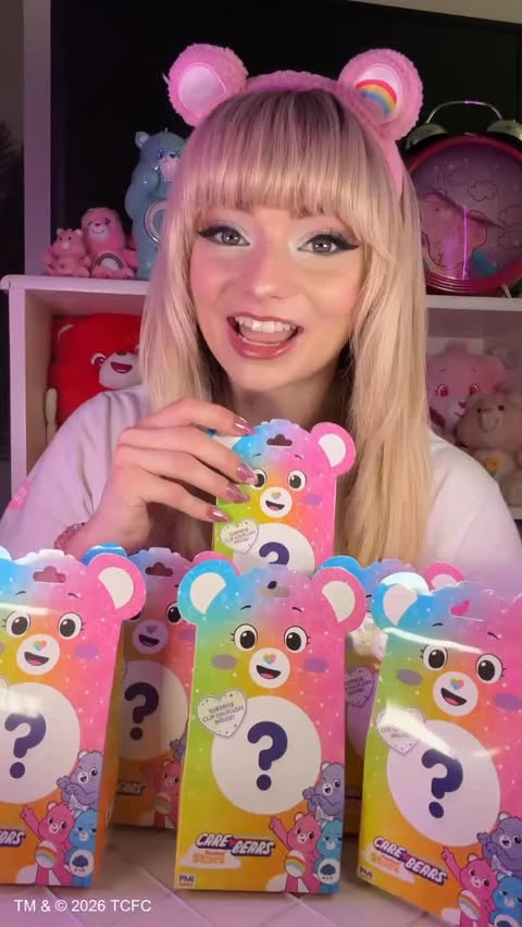 Instagram post by @emmasmyspace for Care Bears. Caption reads: [...] shocked me… I love them so much!! @carebears....