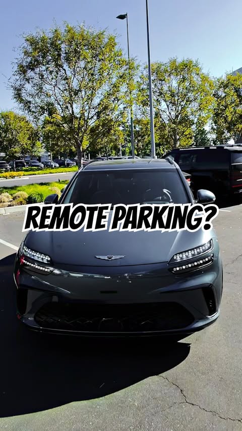 Instagram post by @omgbuilds for Genesis USA. Caption reads: I mean..some people are that bad at parking lol 😆....