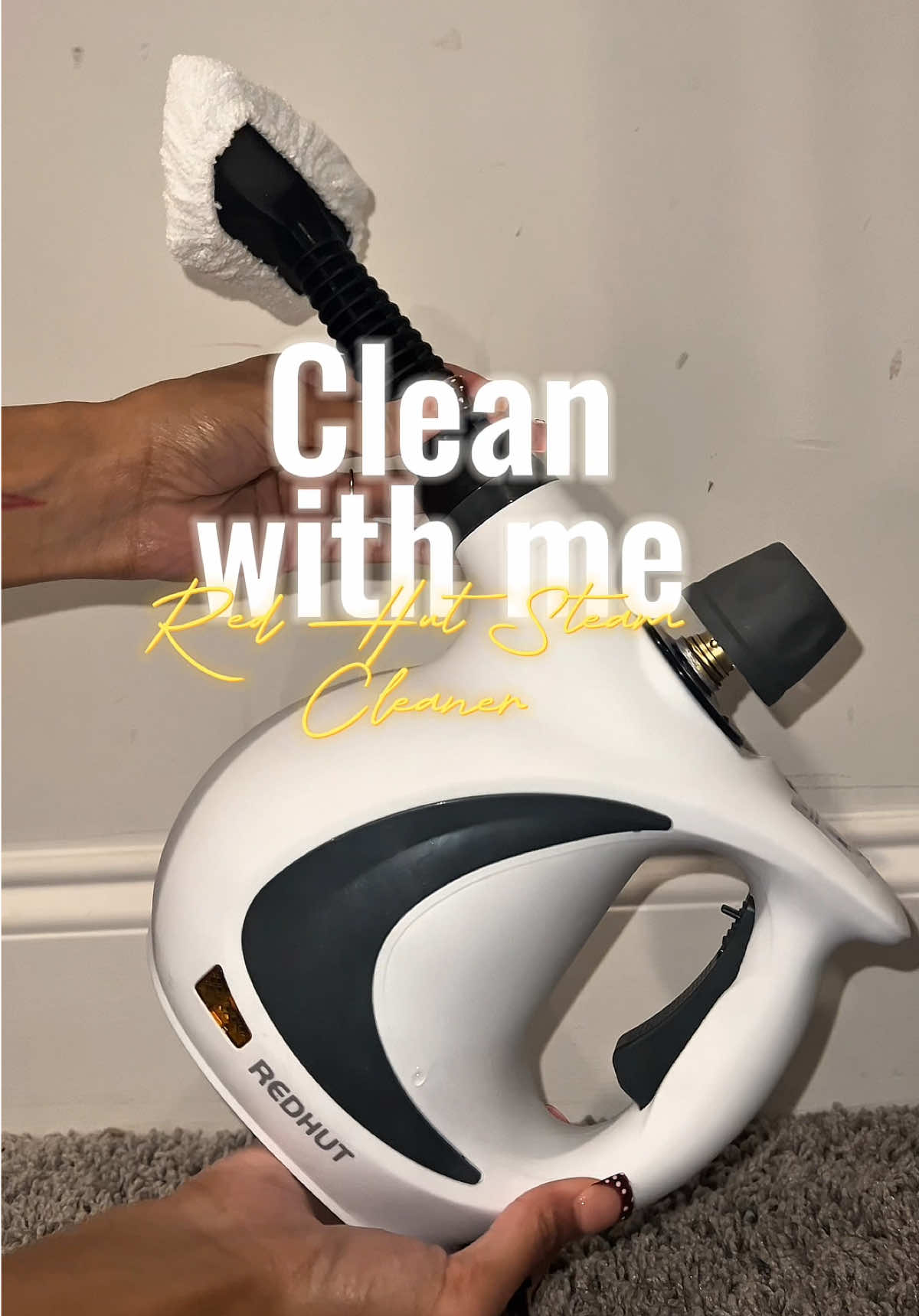 TikTok post by @tyetaughtuwell_ for REDHUT CleanMaster. Caption reads: [...] the perfect surface cleaner. 🫧🌸 @REDHUT....