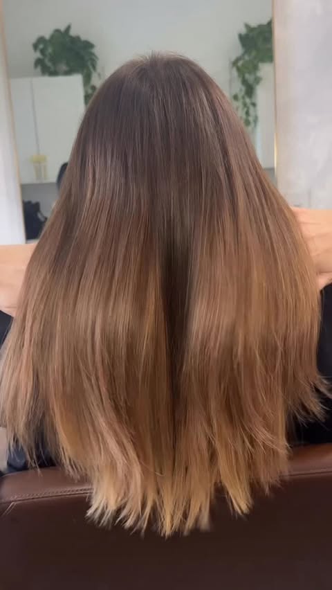 Instagram post by @kirbiejohnson for BELLAMI Hair. Caption reads: [...] it immediately. #BellamiPartner....