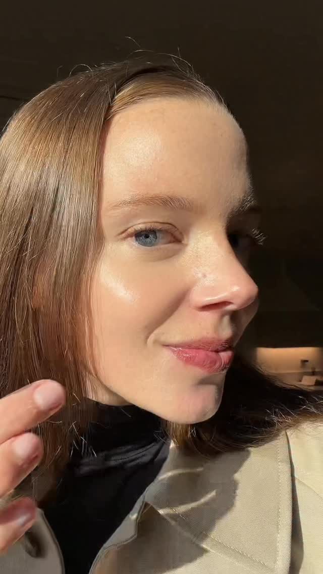 Instagram post by @paigetapp for Typology. Caption reads: My French tinted skincare routine....