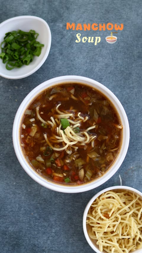 Instagram post by @_ak_foods for The Indus Valley. Caption reads: Veg Manchow Soup 🍜😋

Winter special all time....