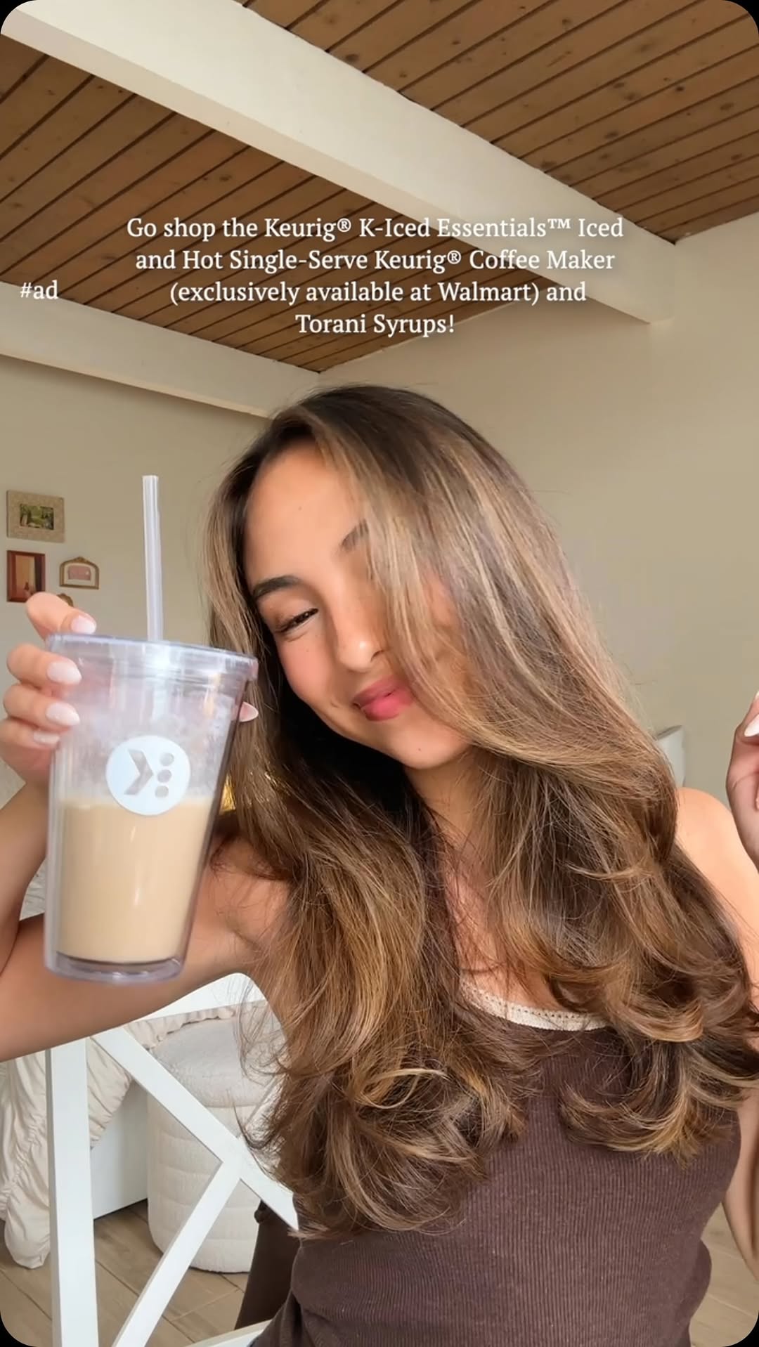 Instagram post by @mckennasalazar for Keurig. Caption reads: #ad My favorite part of the day! I used my Keurig®....