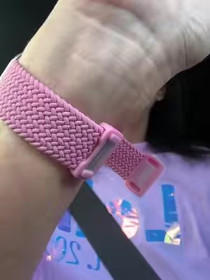 TikTok post by @hillann7 for Solace Bands. Caption reads: [...] #SmartWatch #QualityMatters@Solace Bands.