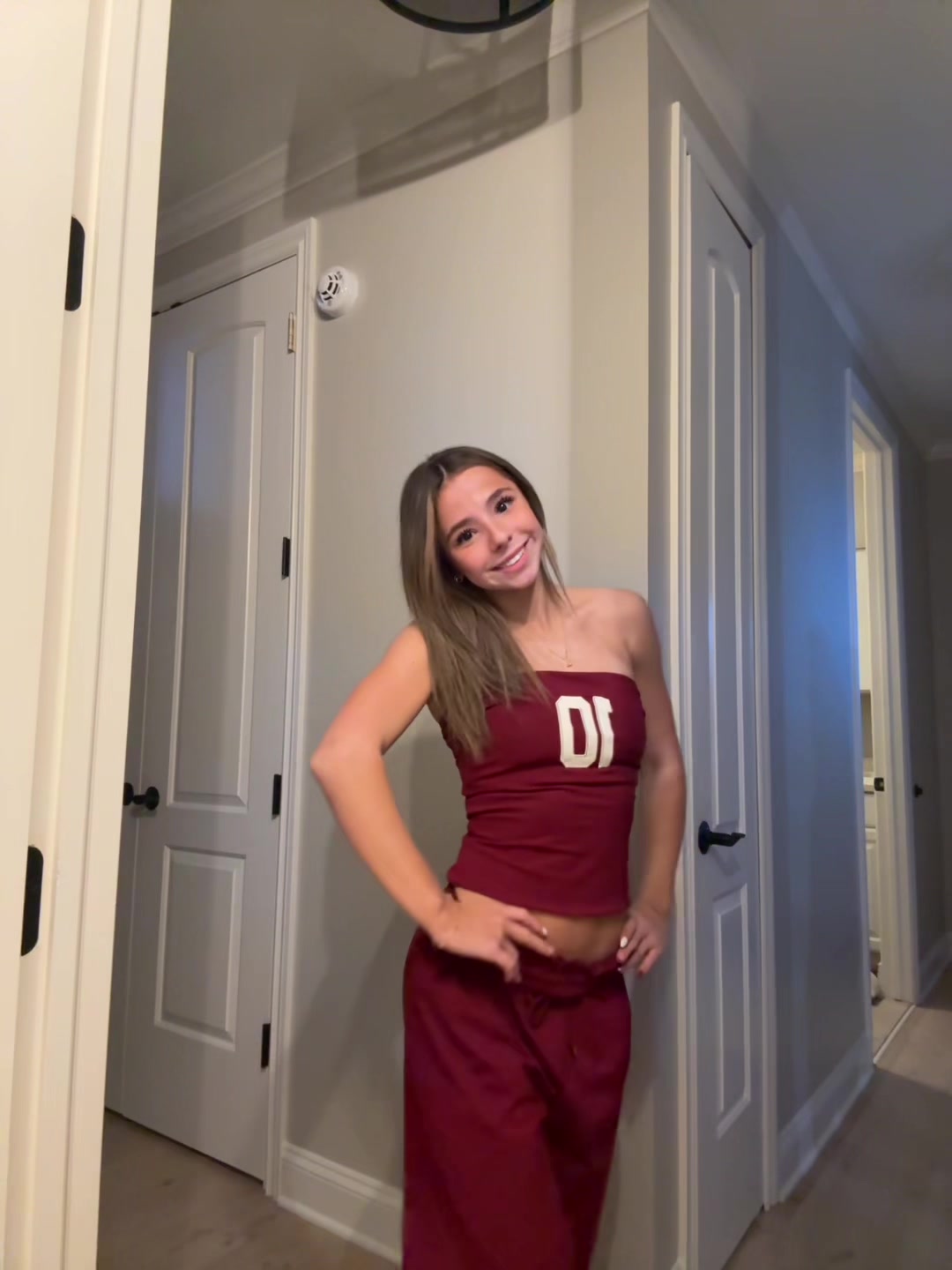 TikTok post by @brooke.haggart for Beginning Boutique. Caption reads: thank you so so much @Beginning Boutique💗🥺....