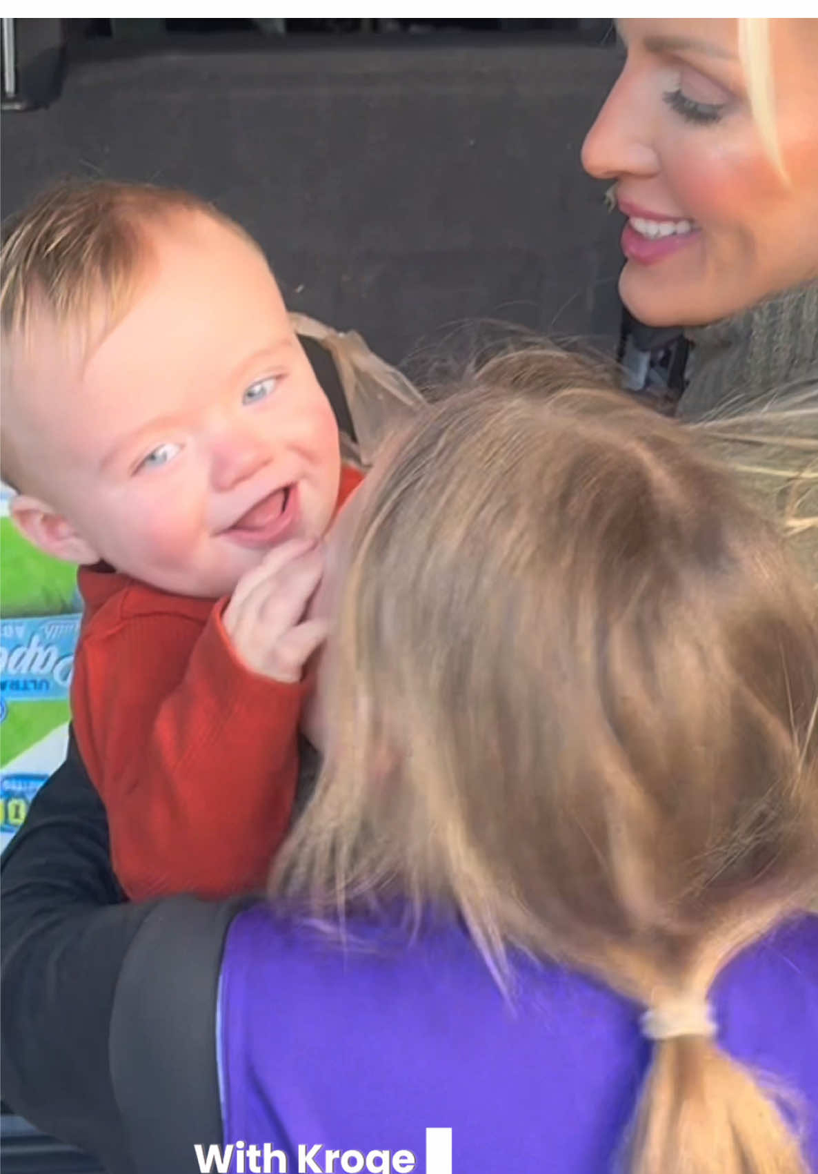 TikTok post by @jessikasee for Kroger. Caption reads: [...] to save, right where I already shop 🤍....