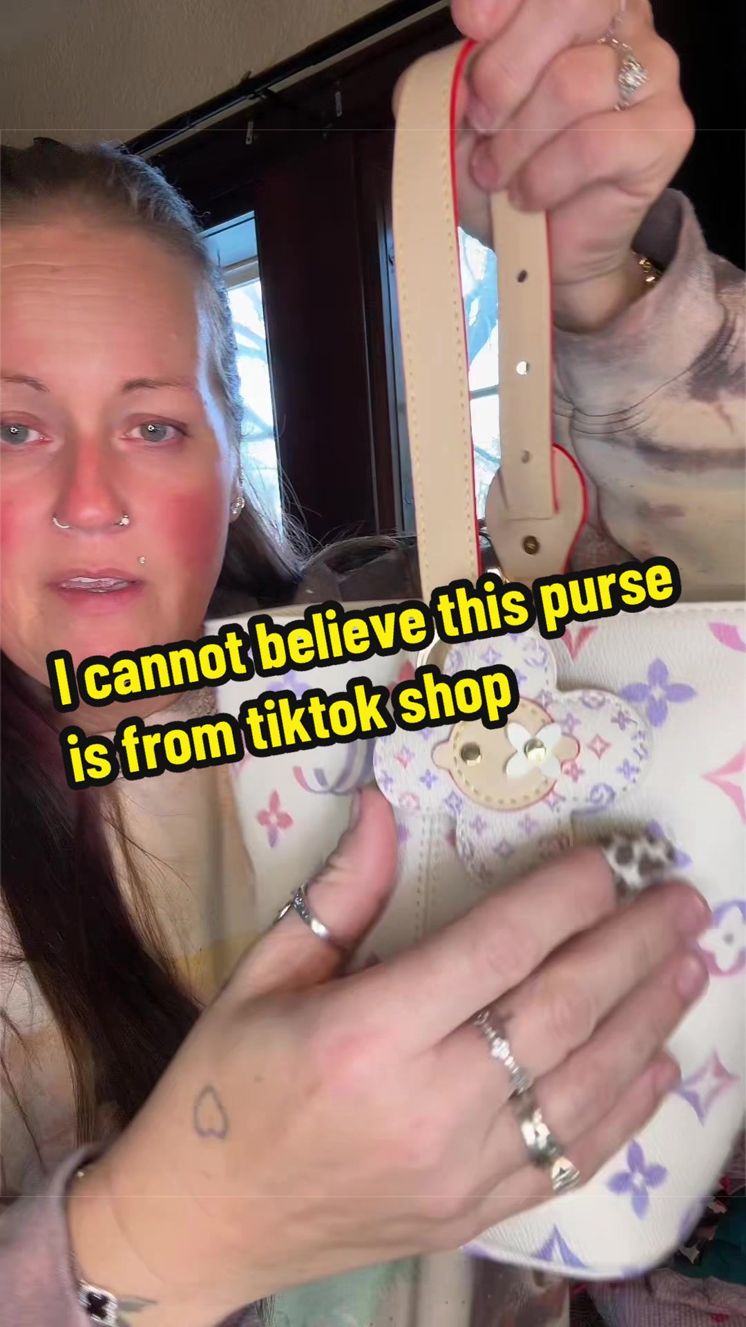 TikTok post by @kristylmccarrick for HKCLUF US. Caption reads: [...] too. The perfect Mother’s Day gift. @HKCLUF....