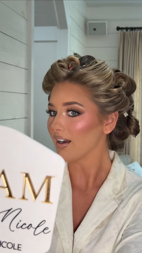 Instagram post by @hmbyasianicole for Hard Candy. Caption reads: I’ve done @savannah.scherer makeup since she was....