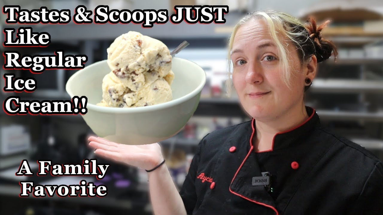 YouTube post by @KetoUpgrade for Perfect Keto. Caption reads: Creamy Keto Butter Pecan Ice Cream Recipe!.