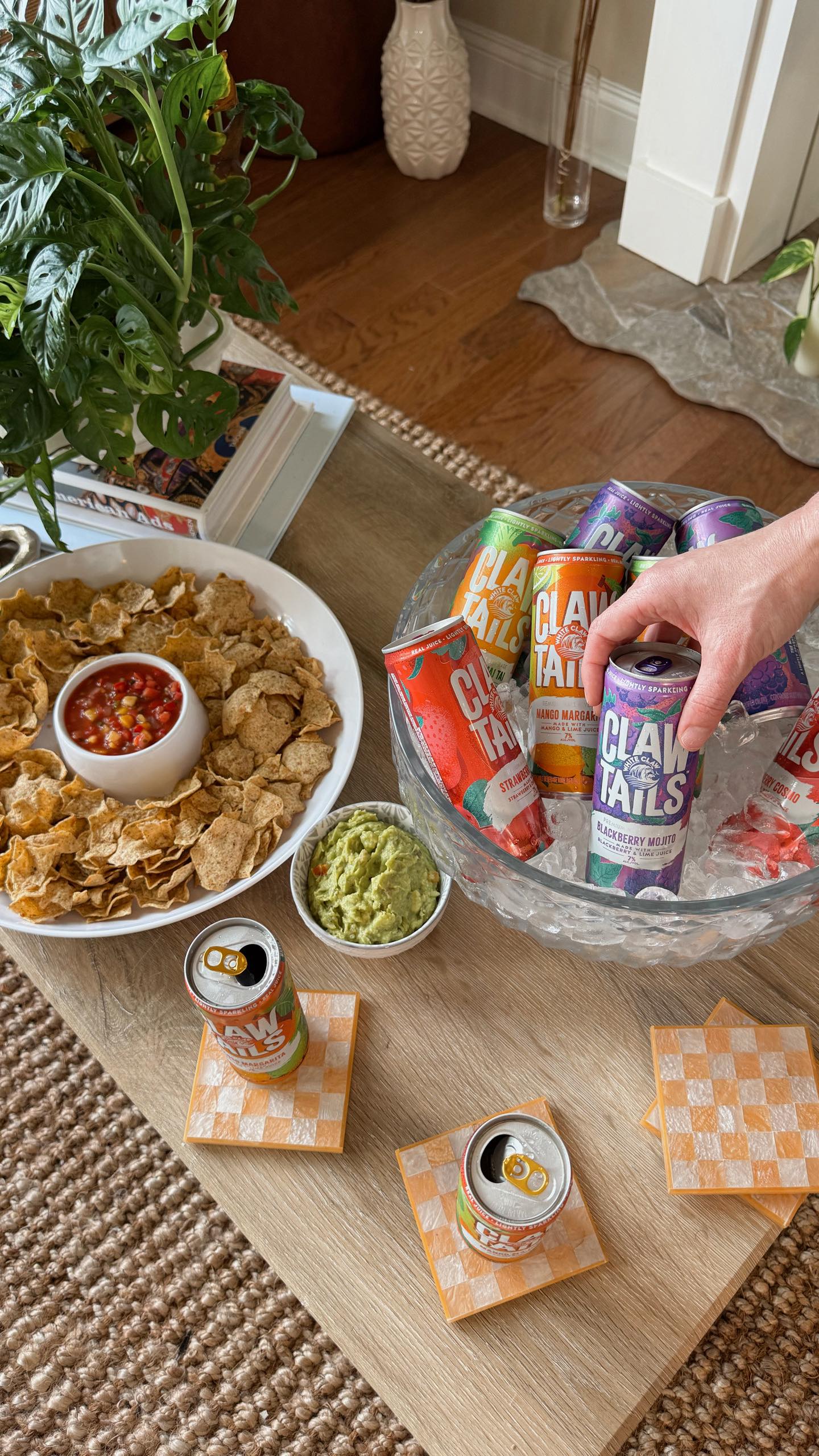 Instagram post by @itsmelmiller for White Claw. Caption reads: Yeah, I can ✨casually✨ host too!! & having....