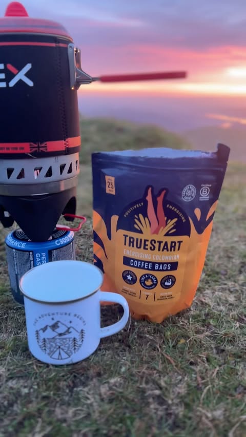 Instagram post by @nat_swarbs for TrueStart Coffee. Caption reads: [...] 🤷🏼‍♀️ {AD} #TeamTrueStart,....