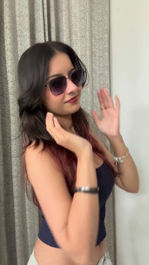 Instagram post by @_anushka_j10 for John Jacobs Eyewear. Caption reads: [...] Which pair are you picking?....