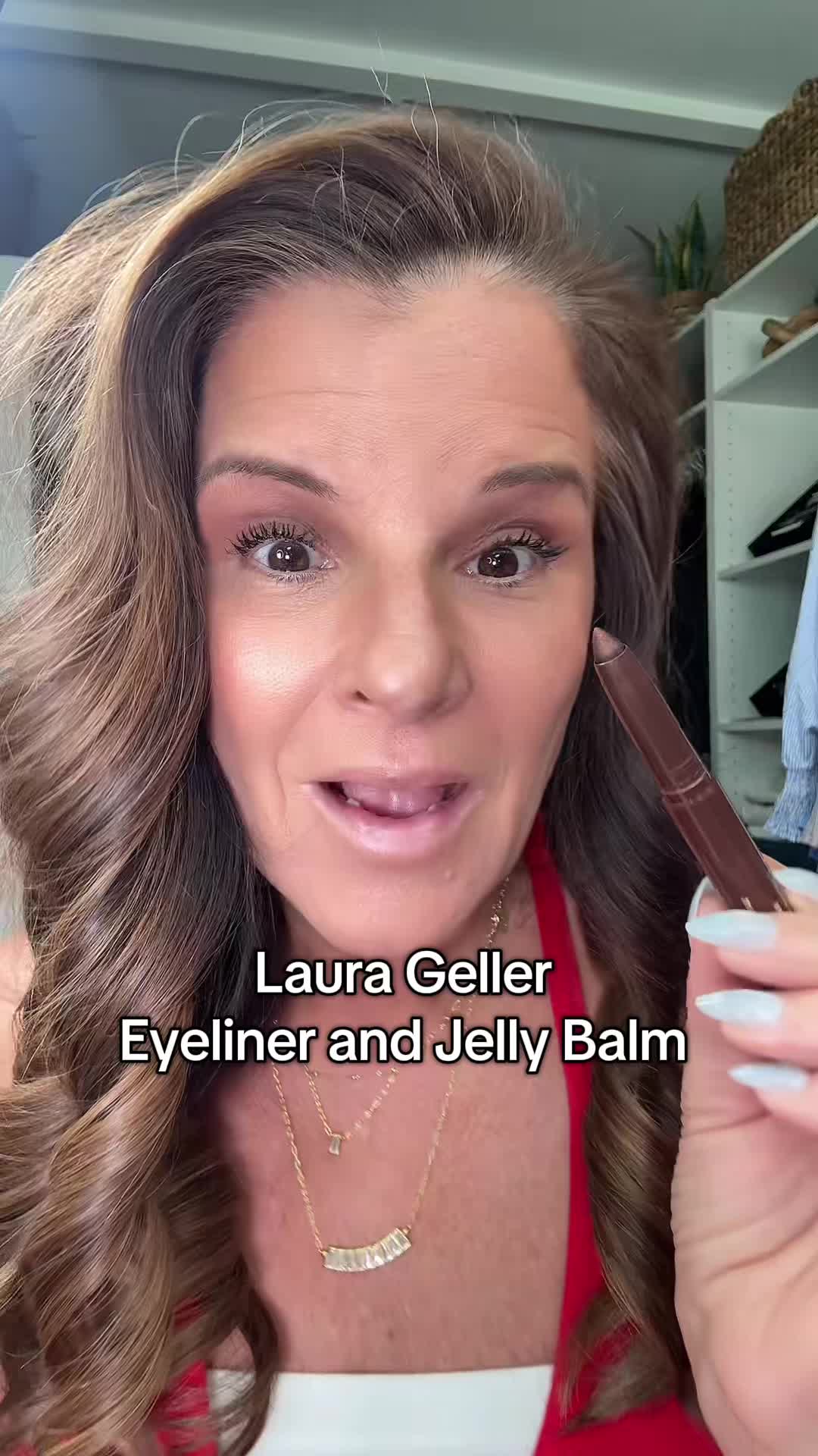 TikTok post by @stacyspage for – Laura Geller. Caption reads: [...]....