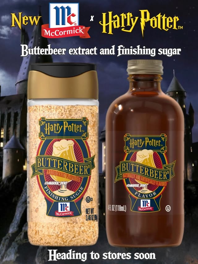 Instagram post by @halloweenloversclubnew for McCormick. Caption reads: [...] Butterbeer errrrthing!🪄🍺🧙‍♀️ McCormick....