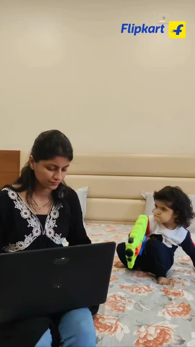 Instagram post by @radhika_rajai_shankrani for Flipkart. Caption reads: Parenting Just Got Smarter

Smart shopping =....