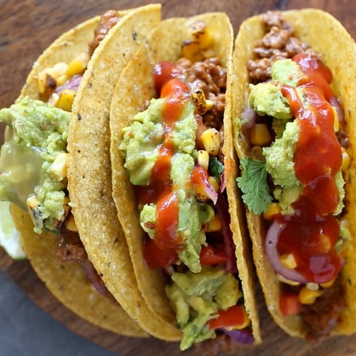 Instagram post by @gimmedelicious for ORTEGA. Caption reads: [...] flavor-packed ingredients. Thanks to....