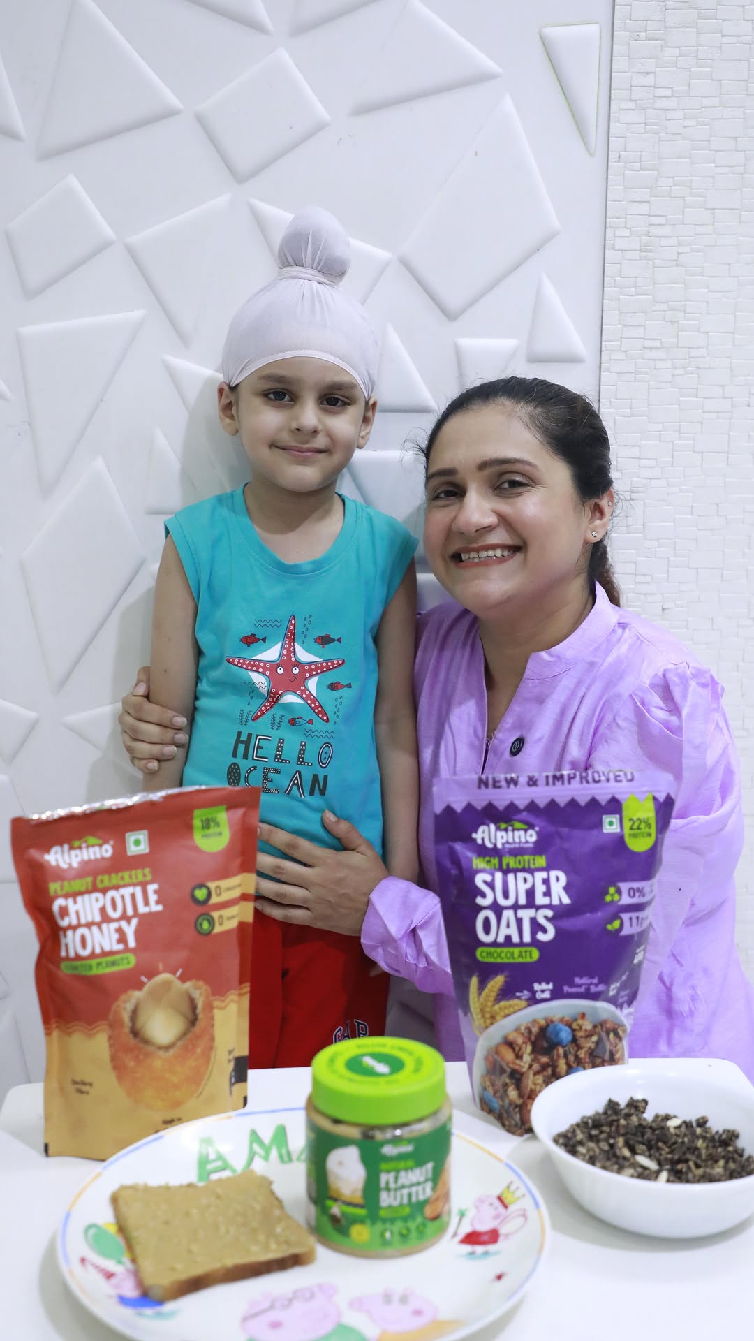 Instagram post by @the_momster for Alpino. Caption reads: Being a mom who's health conscious herself, I'm....