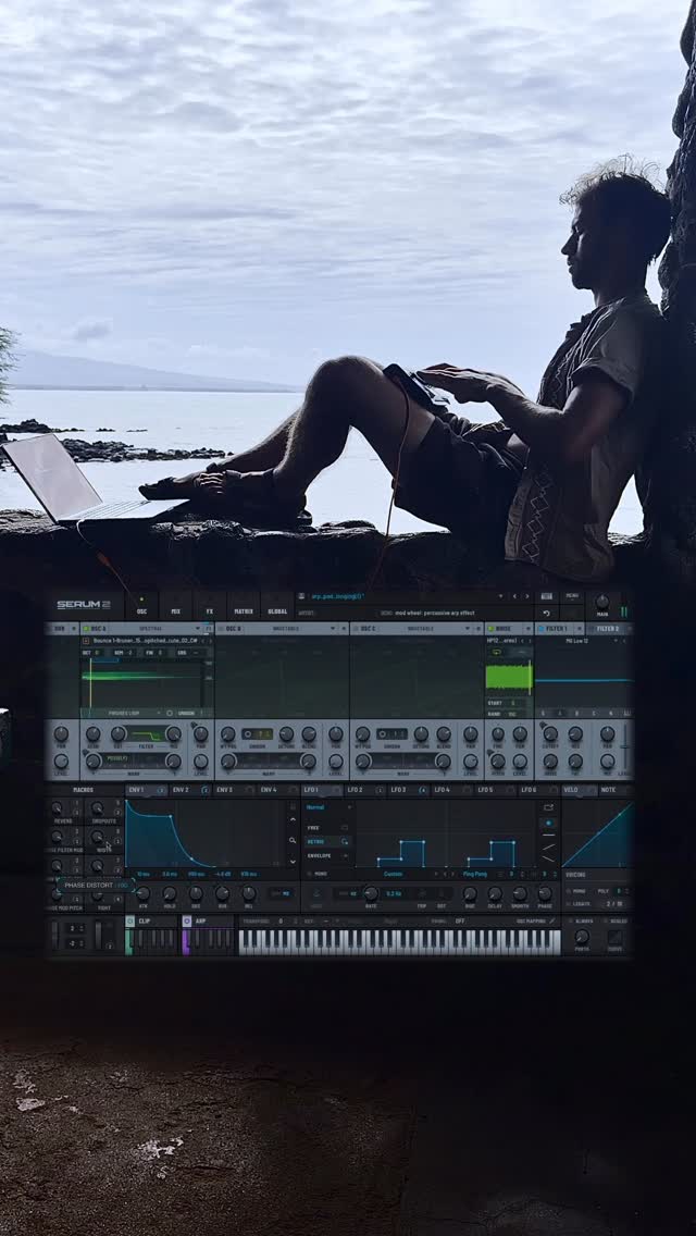 Instagram post by @michaelbrunermusic for Splice. Caption reads: [...] from my new pack on @Splice Originals 🎧....