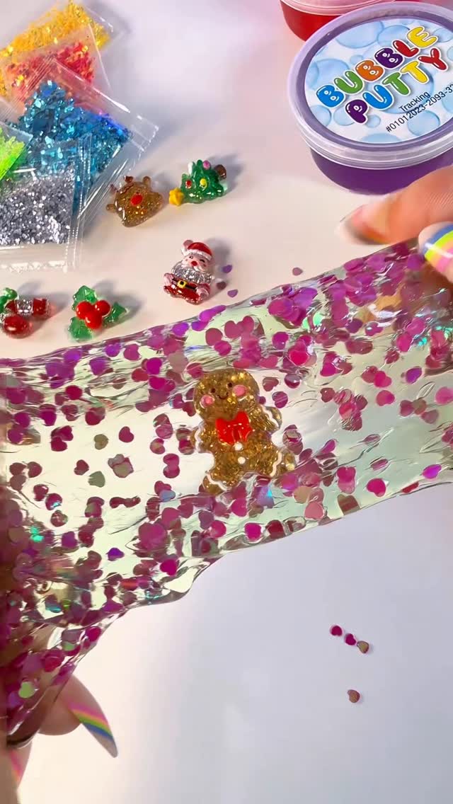 Instagram post by @dreamteamsworld for It'sugar. Caption reads: ItSugar Surprise Slime Advent Calendar #asmr....