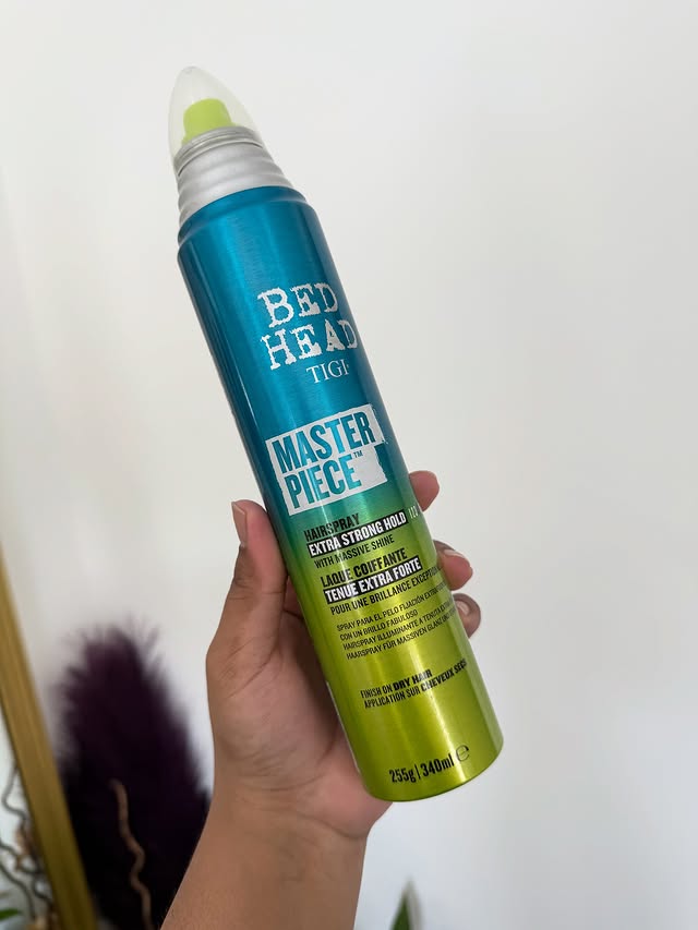 Instagram post by @honeybeareviews for Bed Head by TIGI. Caption reads: [...] up to its name this masterpiece....
